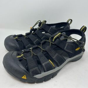 Keen Newport H2 men’s size 12 sandals black yellow